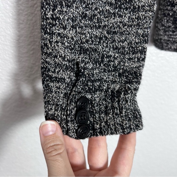 Vintage Diesel Marled Knit Cardigan Wool and Linen Blend Size Small - Picture 2 of 7